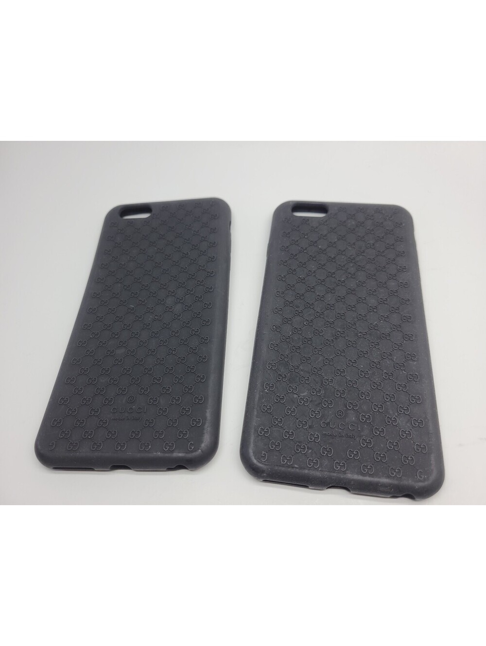 2 x Gucci Guccissima Black Iphone 6 Plus Phone Cover Case TPU